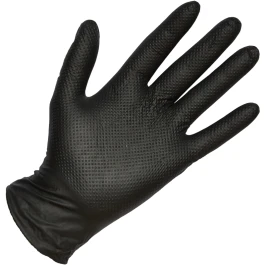 MAEX0216 - QNUBU - PROFESSIONELLE NITRILHANDSCHUHE SCHWARZ | DIAMANT GRÖSSE L - 200 HANDSCHUHE