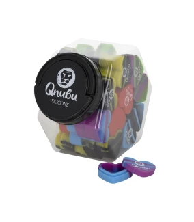 MAEX0161 - QNUBU - SILIKONBEHÄLTER MIT ANZEIGE | HERZ 18ml 50St.