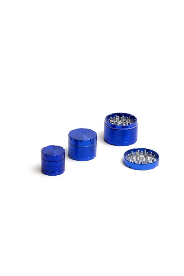 912183 - GRINDER DE LUXE ALUMINIUM 40MM 4 TEILE HELLBLAU