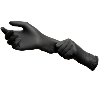 MAEX0213 - QNUBU - PROFESSIONAL NITRILE GLOVES BLACK | SMOOTH SIZE L - 300 GLOVES