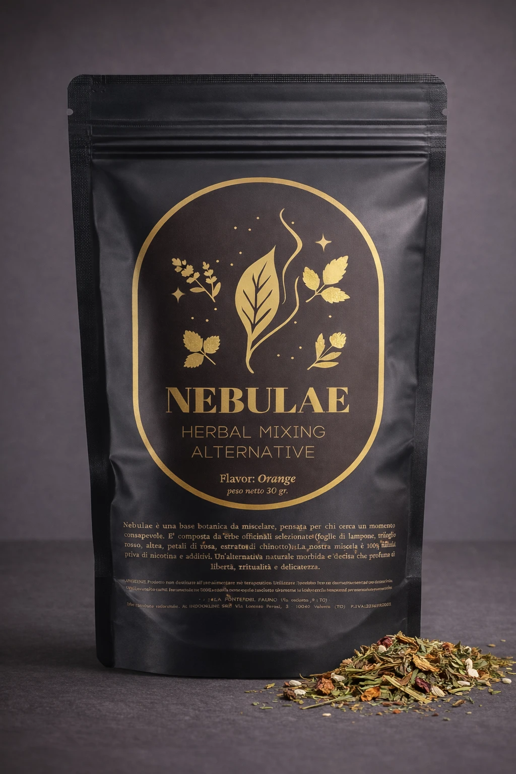 NEBULAE30ORANGE - NEBULAE ORANGE- BOTANICAL BASE TO MIX WITHOUT NICOTINE | 30 GRAMS