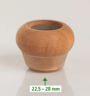 AT1006 - DROP OUT BIG ACTITUBE PEAR WOOD BRAZIER