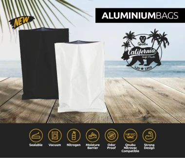 heat-sealable aluminum black bag