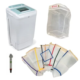 KBUBMED9PUEX - BUBBLEXTRACTOR KIT - LARGE WASHING MACHINE WITH 9 MEDICAL NETS 20L BAGS