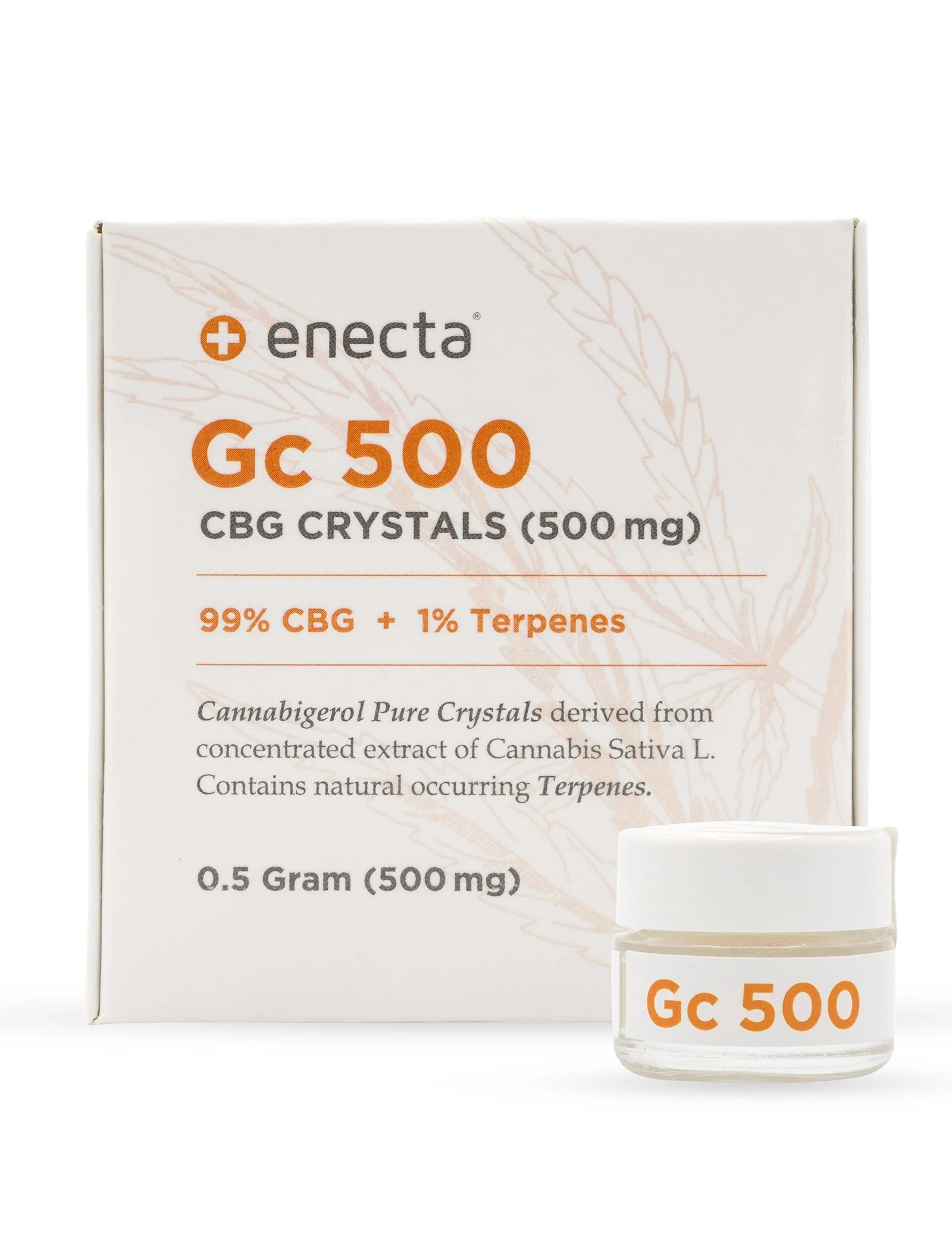 EGC500 - ENECTA - CBG CRISTALES (99% PURO) | 0,5g