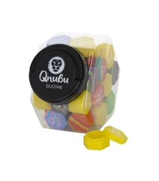 MAEX0165 - QNUBU - CONTENEDORES DE SILICONA CON DISPLAY | HEX 26ml 40pcs