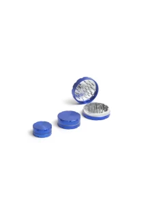 912179 - GRINDER DE LUXE ALUMINIO 50MM 2 PIEZAS AZUL CLARO