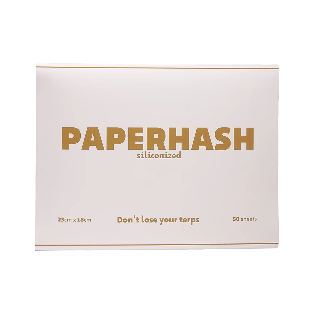 PAPERSILICMEDIUM - PAPERHASH - FEUILLES SILICONNÉES POUR EXTRAITS | MOYEN 23x18cm - 50 FEUILLES