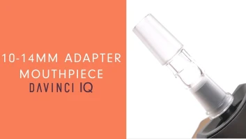 IQWAD - DAVINCI - ADAPTATEUR DE VERRE 10MM À 14MM POUR LES SÉRIES MIQRO ET IQ2