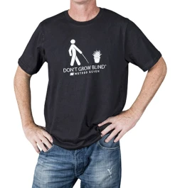 M7BLINDM - METHOD SEVEN - T-SHIRT "DON'T GROW BLIND" TAGLIA M