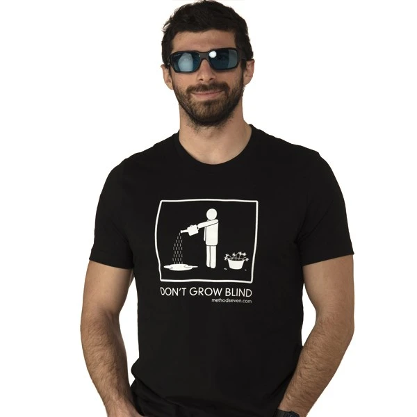 M7BLINDL2G - METHOD SEVEN - T-SHIRT "DON'T GROW BLIND 2" TAGLIA L GRAFICA FRONTE RETRO