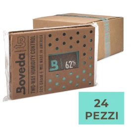 MB62320OWC - BOVEDA 62% - MANTENIMENTO UMIDITA' COSTANTE |  BOX 24pz DA 320gr IMBUSTATI SINGOLARMENTE