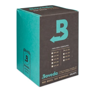 BOVEDA 62% - MANTENIMENTO UMIDITA' COSTANTE | BOX 6pz DA 320gr IMBUSTATI SINGOLARMENTE Indoorline