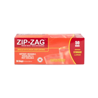 ZIP-ZAG BAGS - SACCHETTO L A CHIUSURA ULTRARESISTENTE | 250gr 50pz Indoorline