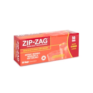 ZIP-ZAG BAGS - SACCHETTO L A CHIUSURA ULTRARESISTENTE | 250gr 50pz Indoorline
