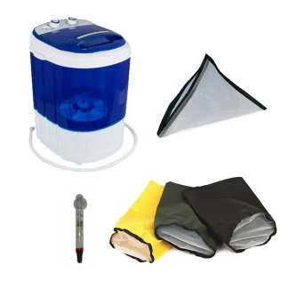 BUBBLEXTRACTOR KIT - LAVATRICE PICCOLA CON 3 BORSE CHOCOLIZER