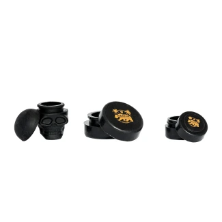 MAEX0208 - QNUBU - MIX CONTENITORI IN SILICONE NERI | 6 UNITA'