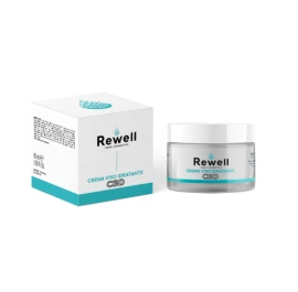 RE0010 - REWELL - CREMA VISO IDRATANTE CON CBD | 50ml 250mg CBD