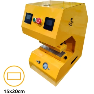 QNUBU - PRESSA AUTOMATICA LION | 20TON DOPPIA PLACCA 7,6x25cm E 15x20cm