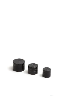 GRINDER DE LUXE ALLUMINIO 40MM 4 PARTI NERO